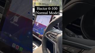 MG Hector 0 to 100 test Automatic CVT [upl. by Krishnah256]