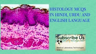 Histology Mcqs in english hindi and urdu [upl. by Aliuqaj160]