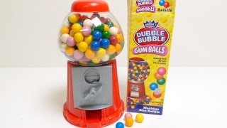 Gumball Machine Dubble Bubble Gum  Gum Machine ガムボールマシーン [upl. by Ramas566]