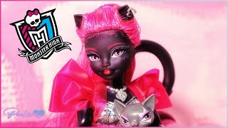 MONSTER HIGH G3 CATTY NOIR DOLL UNBOXING VIDEO AND REVIEW ♥  PUMKIES [upl. by Obe]