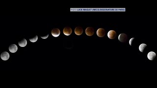 Eclipse du siècle pourquoi la Lune vatelle devenir toute rouge [upl. by Cirdnek]