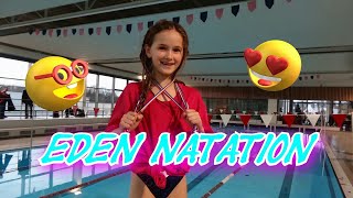 Eden Natation avenir 9 ans 4 nouveaux records quotDauphins de lElornquot Aqualorn [upl. by Yaresed]