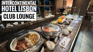 Intercontinental Hotel Lisbon Club Lounge Quick Tour [upl. by Enylodnewg]