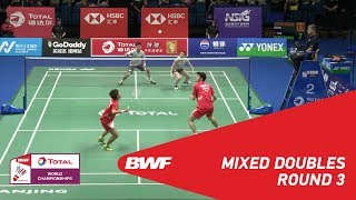 XD  WATANABEHIGASHINO JPN 16 vs WANGHUANG CHN 2  BWF 2018 [upl. by Ahsieym]