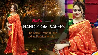 Rais Fashions Handloom Sarees ❤️ The Latest Trend In The Indian Fashion World 🥰 11th June  7JC [upl. by Avrenim]