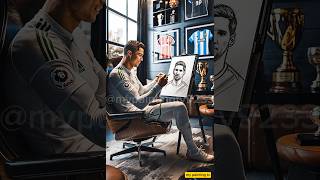 Ronaldo Surprises Everyone by Drawing Messi Watch His Reactionquot [upl. by Savannah916]