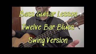 Twelve bar blues swing version beginners lesson Blackpool Music Academy School Fylde [upl. by Ytrebil]