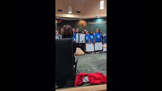 Montville’s Hilldale Elementary students at Board of Ed mtg on Nov 19 for Blue Ribbon School Award [upl. by Genisia]