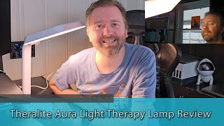 GET RID OF THE WINTER BLUES  Theralite Aura Light Therapy Lamp Review [upl. by Acceb712]