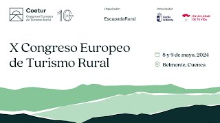 X Congreso Europeo de Turismo Rural · 9 Mayo [upl. by Iinde]