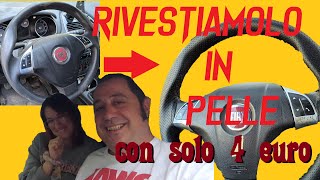 come rivestire il volante in pelle facile ed economico [upl. by Solim873]