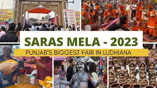 Biggest Saras Mela2023 In PAU  Ludhiana  Biggest Punjab Fair [upl. by Onairda]