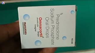 Omnacortil Drops  Prednisolone Sodium Phosphate Oral Drops Uses  Omnacortil Drops Uses Dosage [upl. by Goren]