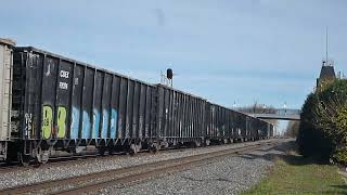 Berea Ohio 11092024 1143AM CSX West Bound [upl. by Atila]