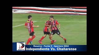 Div Reserva Independiente 11 Chañarense  Fecha 9 Apertura  Liga Interprovincial  120524 [upl. by Itaws]