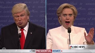 SNL Takes On Third Presidential Debate In EPIC Opening Skit [upl. by Ayam]