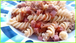 Pasta tonno e prosciutto [upl. by Trellas]