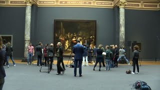 Rembrandt masterpiece The Night Watch to be restored — live [upl. by Dita579]