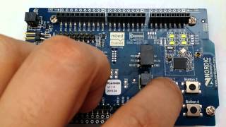 nRF51 DK WDT example [upl. by Nolava]