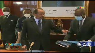 CRTV  JOURNAL DE 20H30  NOSO  Paul BIYA NOMME des PUBLIC CONCILIATORS  Jeudi 24 Décembre 2020 [upl. by Lerred323]