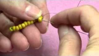 Beading Square Stitch [upl. by Neufer]