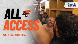 BC Lions Week 14 All Access 🎥 [upl. by Stasny]