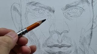 From ROUGH to REALISTIC Shading Drawing using Charcoal Pencil LIVE Tutorial [upl. by Mcgee]