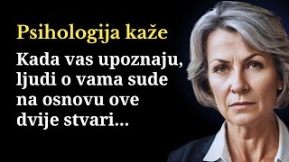 Dvije stvari na osnovu kojih ljudi sude o vama kada vas upoznaju [upl. by Egwin]