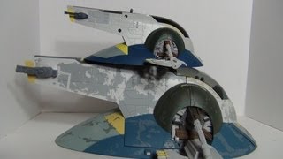 Jango Fetts SLAVE 1  Star Wars vehicle review [upl. by Eceinej]