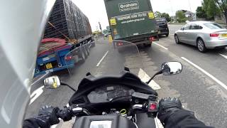 Honda NT700Vs Blairgowrie to Dundee  3 [upl. by Sidoeht]