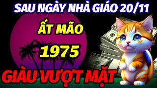 THẦN TÀI RÓT LỘC TỪ SAU NGÀY NHÀ GIÁO 2011 TUỔI ẤT MÃO 1975 TRÚNG LỚN LIÊN TIẾP CHUYỂN KIẾP ĐẠI GIA [upl. by Aivekahs]