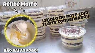 BOLO NO POTE POR 177  fature muito com essa receita Super Lucrativo 💲 [upl. by Oribella]