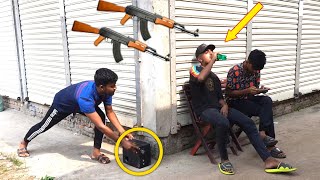 Best Of Fake Gun Firing Prank Video 2021 Fake Gun Shot Prank On Public Reaction Awesome Reaction [upl. by Onabru252]