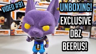 Unboxing Beerus Funimation Funko Pop Exclusive 2018 [upl. by Hluchy]