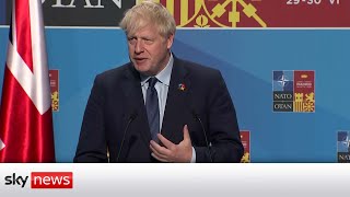 In full Prime Minister Boris Johnson holds NATO news conference [upl. by Magnusson632]