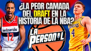 ESTAMOS ANTE el PEOR DRAFT de la NBA en AÑOS Risacher Knecht Alex Sarr [upl. by Vasti176]