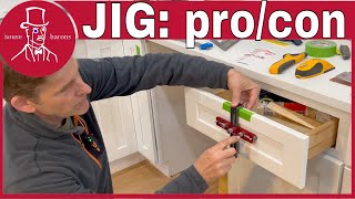 What Jig to Mount Cabinet Door Handles  Install Cabinet Drawer Hardware [upl. by Bonns]