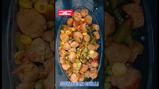 soyabean chilli soyachunks healthy evening snackscookingvideo soyabean soyachilli [upl. by Rettig168]