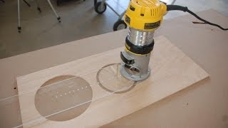 How to Build a Circle Cutting Jig for Your Router [upl. by Durand986]