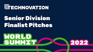 Technovation World Summit 2022 Senior Division Pitches [upl. by Aciretal]