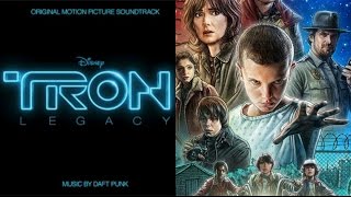 Stranger Things Theme Song Lifted From Daft Punks Track 2 on the Tron Legacy Soundtrack [upl. by Yoshio]