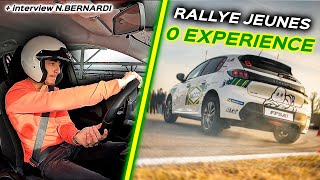 JE PARTICIPE À RALLYE JEUNES SANS EXPERIENCE EN PILOTAGE  interview de Nicolas Bernardi [upl. by Alvira]