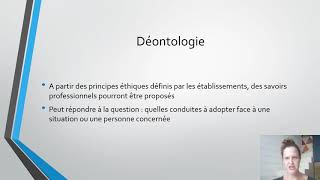 ethique et deontologie video [upl. by Lexie497]