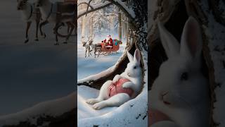 Santa Claus becomes a Midwife for a Rabbit in cold weatheranimalrescue [upl. by Sylado754]