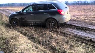 Opel Antara 32 spring off road почти сел [upl. by Haleemaj]