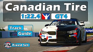 iRacing GT4 Challenge Canadian Tire Motorsports Park Track Guide  1224  2024 Season 3 [upl. by Beal]