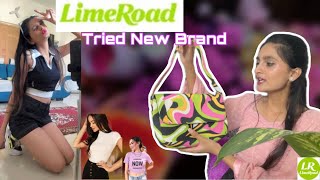 I Tried New Brand😍  Try On Haul limeroad [upl. by Nort]