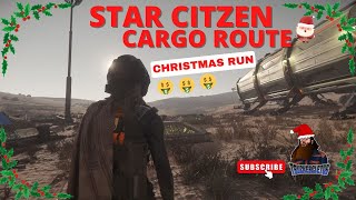 Star Citizen 322  CARGO ROUTE Christmas run  Caterpillar [upl. by Kcim]