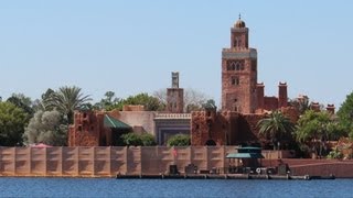 Epcot Morocco Pavilion Readying for Spice Road Table Waterfront Restaurant Opening 2013 Disney World [upl. by Arima728]