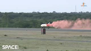 Indias prototype space plane autonomously lands in test [upl. by Etnaihc754]